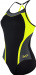 Costum de baie de damă Michael Phelps Kuta Black/Bright Yellow