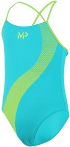 Costum de baie fete Michael Phelps Lumy Girls Turquoise/Bright Yellow