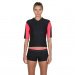 Partea de sus a costumului de baie Speedo Hydractive Rash Top Black/Psycho Red/Oxid Grey