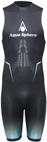 Costum de înot din neopren cu pantaloni scurți pentru bărbați Aqua Sphere Aquaskin Shorty Men Black/Turquoise Costum de înot din neopren cu pantaloni scurți pentru bărbați Aqua Sphere Aquaskin Shorty Men Black/Turquoise