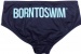 Costum de baie bărbați BornToSwim Sharks Brief Black