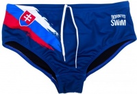 Costum de baie bărbați BornToSwim SVK Brief Blue