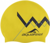 Cască de înot Aquafeel Zig Zag Silicone Cap