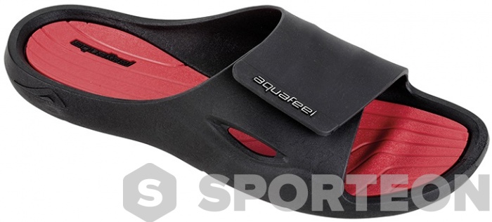 Papuci bărbați Aquafeel Profi Pool Shoes Black/Red