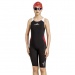 Costum de baie competiție femei Aquafeel N2K Closedback I-NOV Racing Black/Red