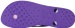 Papuci flip flop de damă Speedo Saturate II Thg Female Purple/Navy/Powder Blush