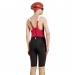 Costum de înot de concurs pentru fete Aquafeel N2K Closedback I-NOV Racing Girls Black/Red