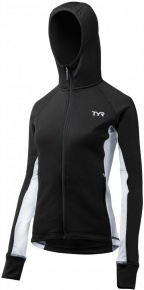 Bluză de damă Tyr Female Victory Warm-Up Jacket Black/White
