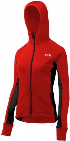 Bluză de damă Tyr Female Victory Warm-Up Jacket Red/Black