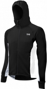 Bluzǎ sport Tyr Male Victory Warm-Up Jacket Black/White