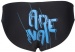Costum de înot pentru băieți Arena Razzle Dazzle Brief Junior Black/Turquoise