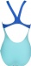 Costum de baie de damă Arena Essentials Swim Pro Back One Piece Mint/Neon Blue