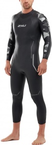 Costum de înot din neopren bărbați 2XU P:2 Propel Wetsuit Black/Textural Geo