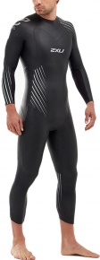 Costum de înot din neopren bărbați 2XU P:1 Propel Wetsuit Black/Silver Shadow