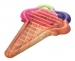 Șezlong gonflabil Ice Cream Inflatable Pool Lounger