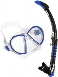 Set pentru snorkeling Aqualung Sport Combo Duetto Midi + Zephyr Flex Midi Set