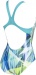 Costum de baie de damă Arena Shading Prism Swim Pro Back One Piece LB Mint/Multi