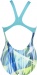 Costum de baie de damă Arena Shading Prism Swim Pro Back One Piece LB Mint/Multi