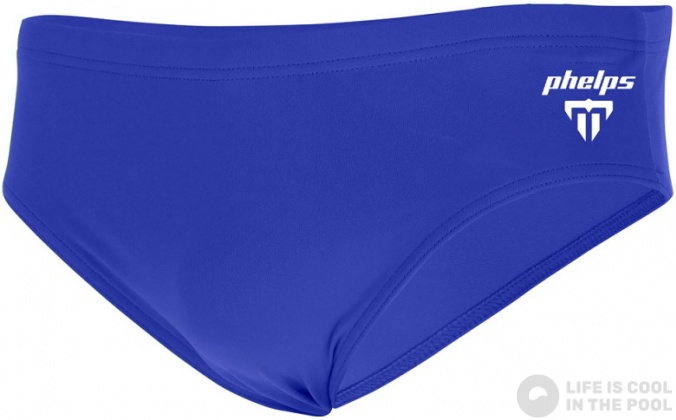 Costum de baie bărbați Michael Phelps Solid Slip Royal Blue