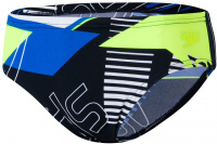 Costum de înot pentru băieți Speedo Allover 6.5cm Brief Boy True Navy/Bondi Blue/Fluo Yellow/White Costum de înot pentru băieți Speedo Allover 6.5cm Brief Boy True Navy/Bondi Blue/Fluo Yellow/White