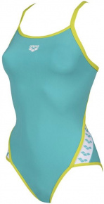 Arena Team Stripe Super Fly Back One Piece Mint/Soft Green Arena Team Stripe Super Fly Back One Piece Mint/Soft Green