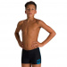 Costum de înot pentru băieți Arena Basics Short Junior Black/Turquoise