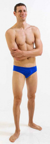 Costum de baie bărbați Finis Brief Solid Blueberry