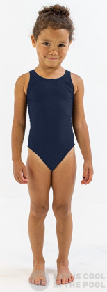 Costum de baie fete Finis Youth Bladeback Solid Navy