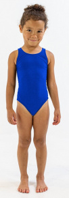 Costum de baie fete Finis Youth Bladeback Solid Blueberry