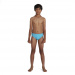 Costum de înot pentru băieți Speedo Logo 6.5cm Brief Boy Hypersonic Blue/Volcanic Orange
