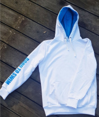 BornToSwim Sweatshirt Hoodie Junior White/Turquoise BornToSwim Sweatshirt Hoodie Junior White/Turquoise