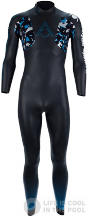 Costum de înot din neopren bărbați Aqua Sphere Aquaskin Fullsuit V3 Men Black/Blue