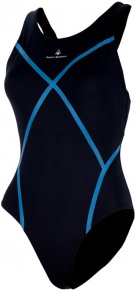 Costum de baie de damă Aqua Sphere Capri Aqua Infinity Black/Blue