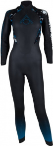Costum de înot din neopren pentru femei Aqua Sphere Aquaskin Fullsuit V3 Women Black/Blue