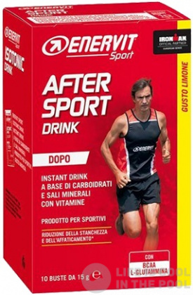 Băutură regeneratoare Enervit After Sport Drink Lemon 10x 15g