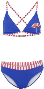 Costum de baie fete Aquafeel Parasole Bikini Girls Blue/Red