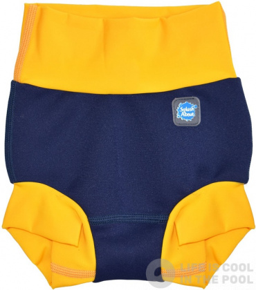 Costum de înot pentru sugari Splash About New Happy Nappy Navy/Yellow