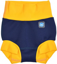 Costum de înot pentru sugari Splash About New Happy Nappy Navy/Yellow