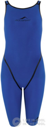 Costum de baie competiție femei Aquafeel Speedblue Neck To Knee