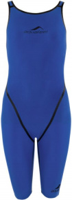 Costum de baie competiție femei Aquafeel Speedblue Neck To Knee