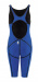 Costum de baie competiție femei Aquafeel Speedblue Neck To Knee