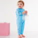 Costum de neopren pentru copii Splash About UV Neoprene Overall Blue Blossom