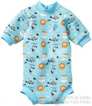 Costum de înot pentru sugari Splash About Happy Nappy Wetsuit Noah's Ark