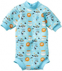 Costum de înot pentru sugari Splash About Happy Nappy Wetsuit Noah's Ark