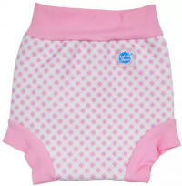 Costum de înot pentru sugari Splash About Happy Nappy Pink Cube