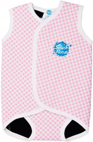 Costum de neopren pentru copii Splash About Baby Wrap Pink Cube