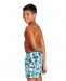 Șort de înot pentru băieți Arena Fundamentals Allover Boxer Junior Black/Multi