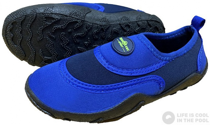 Pantofi de apă pentru copii Aqualung Beachwalker Kids Royal Blue/Navy Blue