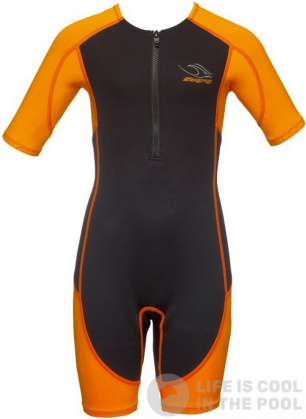 Costum de neopren pentru copii Aqua Sphere Stingray Kids Black/Orange