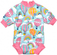 Costum de înot pentru sugari Splash About Happy Nappy Wetsuit Up & Away